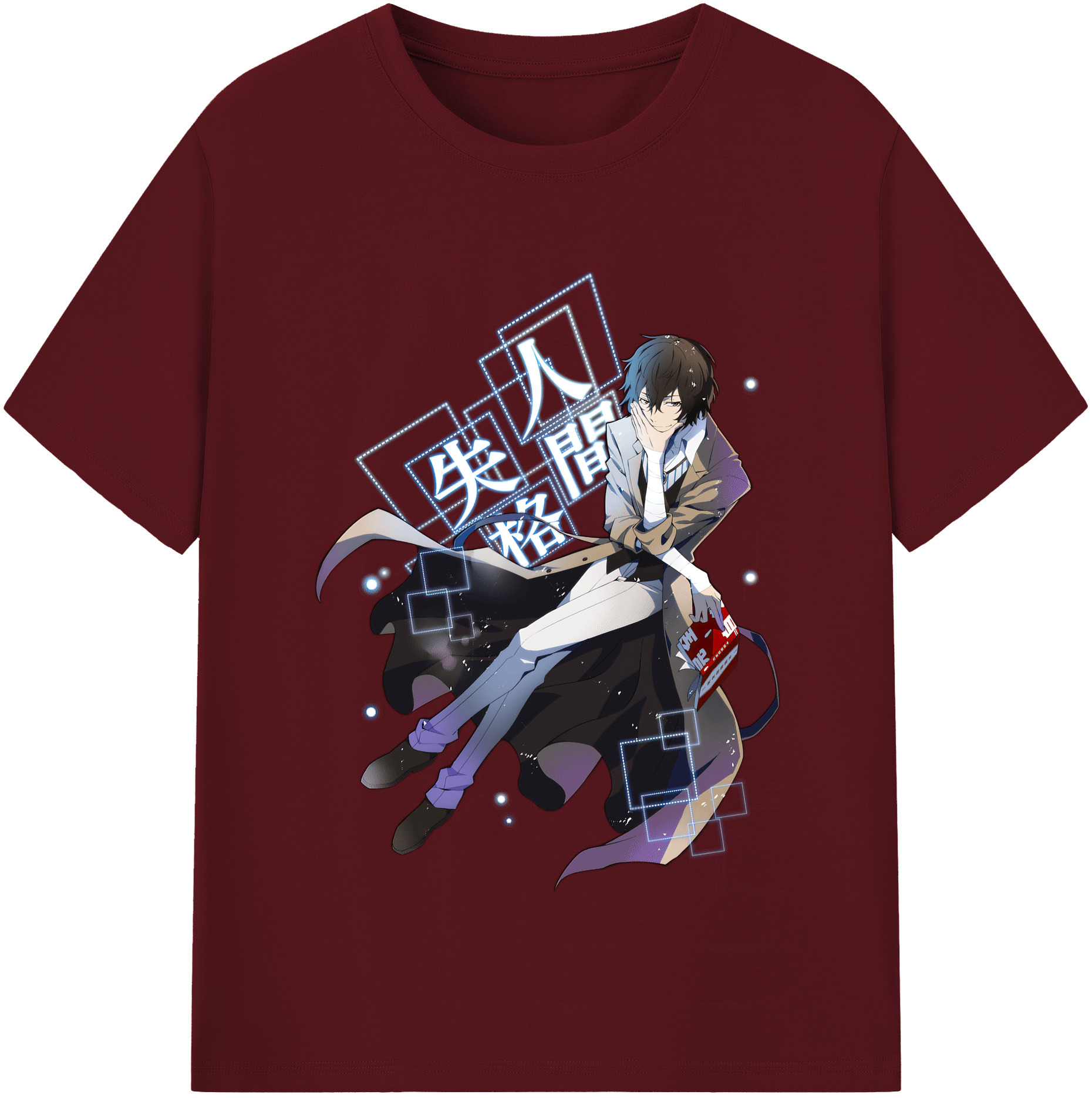 （画像用） 文豪ストレイドッグス Bungo Stray Dogs 綿100％半袖Tシャツ（フロントプリント）